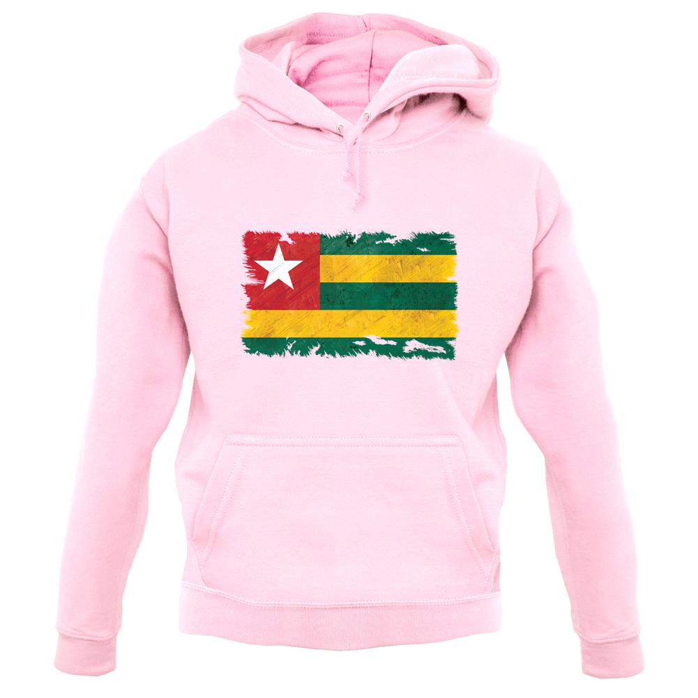 Togo Grunge Style Flag unisex hoodie