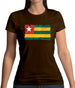 Togo Grunge Style Flag Womens T-Shirt