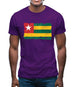 Togo Grunge Style Flag Mens T-Shirt