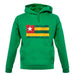 Togo Grunge Style Flag unisex hoodie