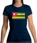 Togo Grunge Style Flag Womens T-Shirt