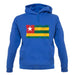 Togo Grunge Style Flag unisex hoodie