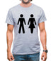 Man Woman Toilet Sign Mens T-Shirt