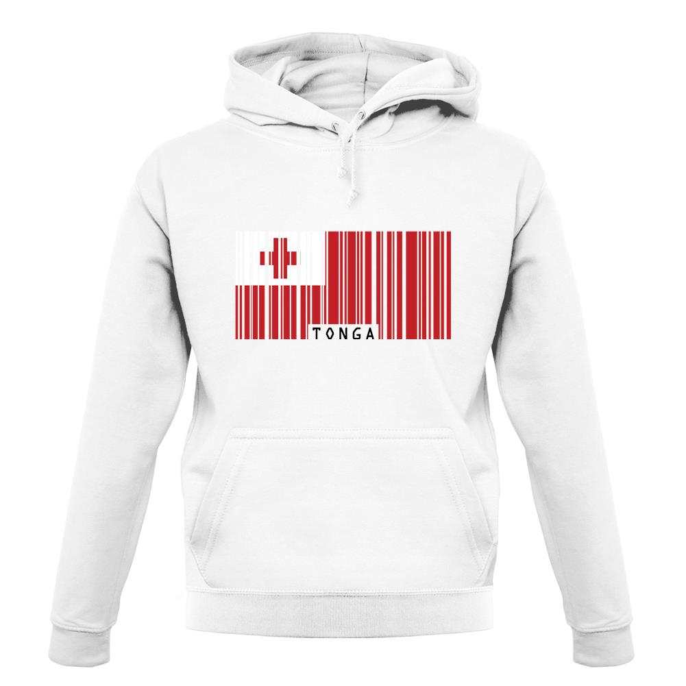 Tonga Barcode Style Flag unisex hoodie
