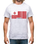 Tonga Barcode Style Flag Mens T-Shirt