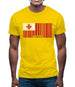 Tonga Barcode Style Flag Mens T-Shirt