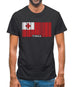 Tonga Barcode Style Flag Mens T-Shirt