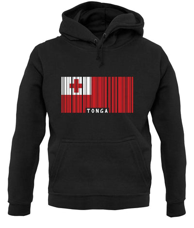 Tonga Barcode Style Flag unisex hoodie