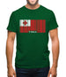 Tonga Barcode Style Flag Mens T-Shirt