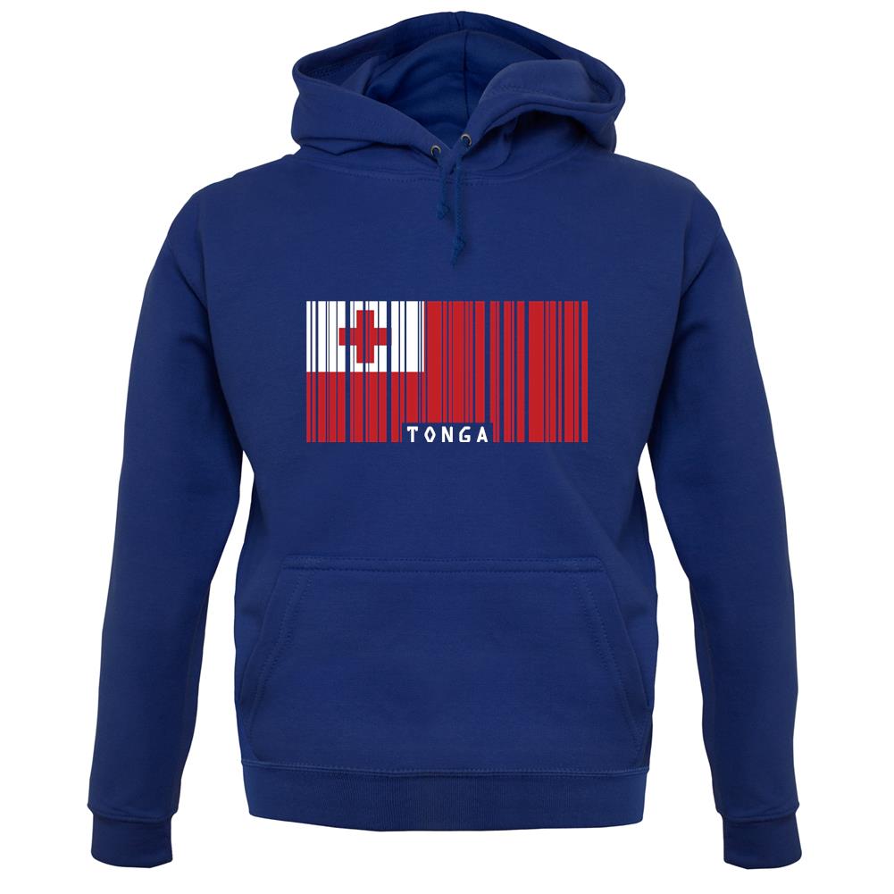 Tonga Barcode Style Flag unisex hoodie