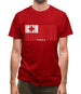 Tonga Barcode Style Flag Mens T-Shirt