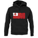 Tonga Grunge Style Flag unisex hoodie