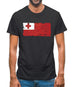 Tonga Grunge Style Flag Mens T-Shirt