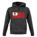 Tonga Grunge Style Flag unisex hoodie