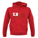 Tonga Grunge Style Flag unisex hoodie