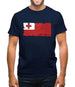 Tonga Grunge Style Flag Mens T-Shirt