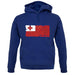 Tonga Grunge Style Flag unisex hoodie