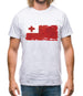Tonga Grunge Style Flag Mens T-Shirt