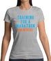 Training For A Marathon On Netflix Womens T-Shirt