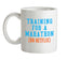 Training For A Marathon On Netflix Ceramic Mug