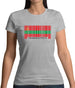 Transnistria Barcode Style Flag Womens T-Shirt