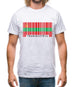 Transnistria Barcode Style Flag Mens T-Shirt