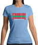 Transnistria Barcode Style Flag Womens T-Shirt