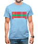 Transnistria Barcode Style Flag Mens T-Shirt