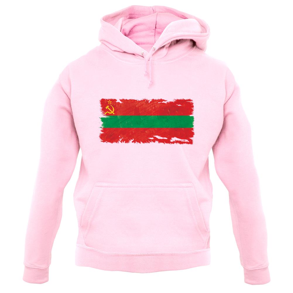Transnistria Grunge Style Flag unisex hoodie