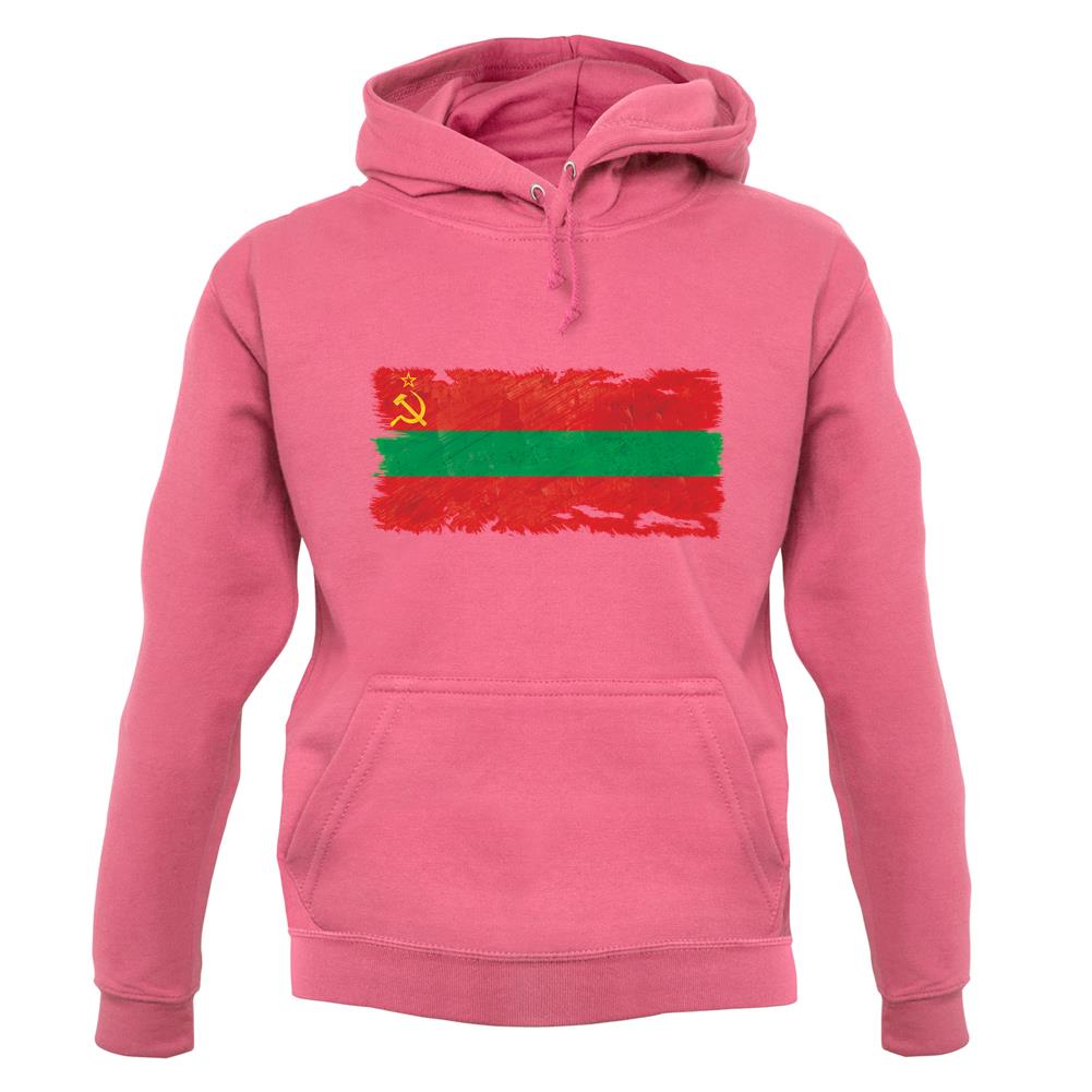Transnistria Grunge Style Flag unisex hoodie