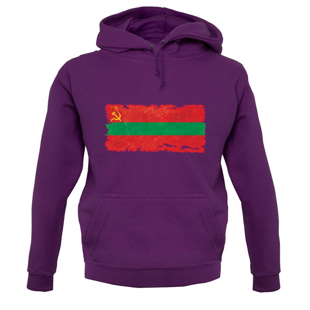Transnistria Grunge Style Flag unisex hoodie