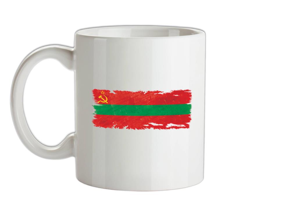 Transnistria Grunge Style Flag Ceramic Mug
