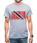 Trinidad And Tobago Barcode Style Flag Mens T-Shirt