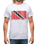 Trinidad And Tobago Barcode Style Flag Mens T-Shirt