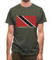 Trinidad And Tobago Barcode Style Flag Mens T-Shirt