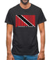 Trinidad And Tobago Barcode Style Flag Mens T-Shirt