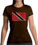 Trinidad And Tobago Barcode Style Flag Womens T-Shirt