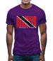 Trinidad And Tobago Barcode Style Flag Mens T-Shirt