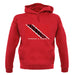 Trinidad And Tobago Barcode Style Flag unisex hoodie