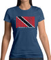 Trinidad And Tobago Barcode Style Flag Womens T-Shirt