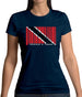 Trinidad And Tobago Barcode Style Flag Womens T-Shirt