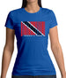 Trinidad And Tobago Barcode Style Flag Womens T-Shirt