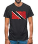 Trinidad And Tobago Grunge Style Flag Mens T-Shirt