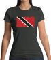 Trinidad And Tobago Grunge Style Flag Womens T-Shirt