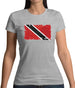 Trinidad And Tobago Grunge Style Flag Womens T-Shirt