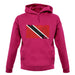 Trinidad And Tobago Grunge Style Flag unisex hoodie