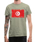 Tunisia Grunge Style Flag Mens T-Shirt