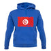 Tunisia Grunge Style Flag unisex hoodie