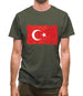 Turkey Grunge Style Flag Mens T-Shirt