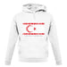 Turkish Republic Of Northern Cyprus Barcode Style Flag unisex hoodie